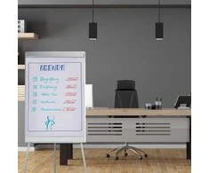 Relaxdays Flipchart popierius, 81x57,5x0,5 cm, balta