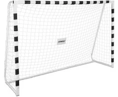 Relaxdays Futbolo vartai, 200x300x90 cm, balti