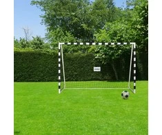 Relaxdays Futbolo vartai, 200x300x90 cm, balti