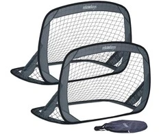 Relaxdays Futbolo vartai, 78x121x80 cm, pilka