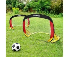 Relaxdays Futbolo vartai, iššokantys vartai poroje, 80x119x83 cm