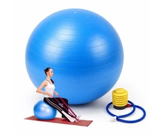 Relaxdays Gimnastikos kamuolys su pompa, PVC