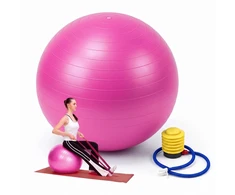 Relaxdays Gimnastikos kamuolys su pompa, PVC
