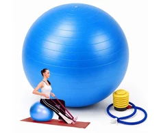 Relaxdays Gimnastikos kamuolys su pompa, PVC