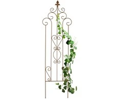 Relaxdays Grotelės 116x35 cm Rudos Metalo