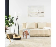 Relaxdays Gyvūnų laipteliai, 52.5x42x60 cm, balta, juoda
