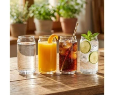 Gertuvė Relaxdays 480 ml didelė aukšta stiklinė