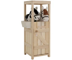 Relaxdays Hobby arkliuko tvartas 97x35x25 cm natūrali balta mediena