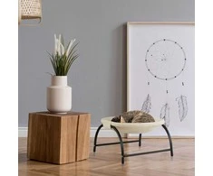 Relaxdays Kačių hamakas lova, 25x45x42 cm, smėlio spalvos juoda