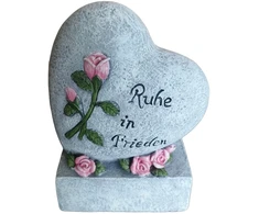 Relaxdays Kapo širdies formos ornamentas „Rest in Peace“