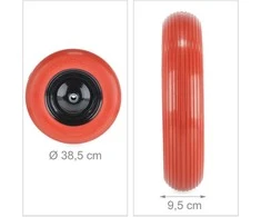 Relaxdays PU karučio padanga 4.80 4.00-8