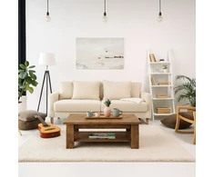 Relaxdays Kavos staliukas, 53,5x100x50 cm
