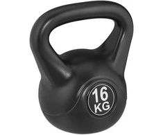 Relaxdays Kettlebell, smėlis, 21x18x14.5 cm, juoda