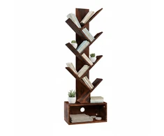 Relaxdays Knygų spinta 6 lentynų medžio dizaino laikymo skyrius MDF