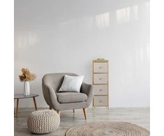 Relaxdays Komoda, 94x31x30 cm, natūrali