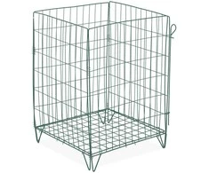 Relaxdays Kompostavimo dėžė, metalas, 68x46x46 cm, žalia