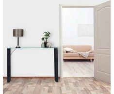Relaxdays Konsolinis staliukas, 110x35x75 cm, juodas