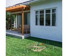 Relaxdays Kroketas, Medinis, 76x13x3 cm, Įvairiaspalvis