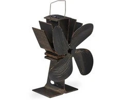 Relaxdays Krosnies ventiliatorius, 21x19x12 cm, juoda