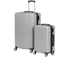 Kelioninis Relaxdays Lagaminų rinkinys, 55x36x23 cm, 65x42x25.5 cm, juoda
