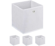 Kodustaar Baltos daiktadėžės su kilpine rankenėle