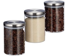 Kodustaar 3 vnt. laikymo stiklinių rinkinys po 600 ml