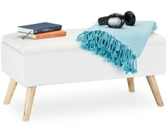 Relaxdays Laikymo suoliukas, 39.5x79.5x39.5 cm