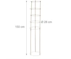 Relaxdays Laipiojimo atrama 150 cm, 2 vnt. ruda