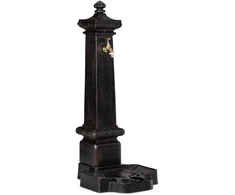 Relaxdays Laisvai pastatomas fontanas, 100x38x47 cm, rudas