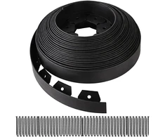 Relaxdays Lawn Edging Lanksti Plastikinė