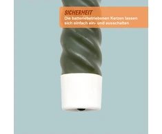 Relaxdays 6 LED kūginių žvakių rinkinys