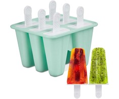 Kodustaar 6 silikoninės ledų formelės
