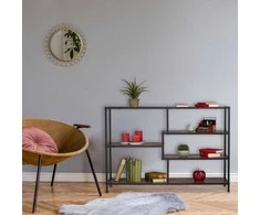 Relaxdays Lentyna, 79x115x33 cm, Ruda, Juoda