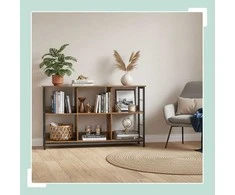 Relaxdays Lentyna, 80x120x33 cm, Juoda, Ruda