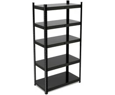 Relaxdays Lentynų blokas, 150x75x30 cm, juoda