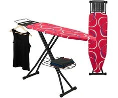 Relaxdays Lyginimo lenta 110x33 cm raudona