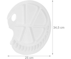 Kodustaar Plastikinė maišymo paletė, 5 vnt. rinkinys