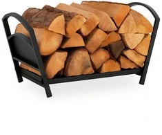 Relaxdays Malkų krepšys, metalas, 33x66x30,5 cm, juodas