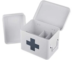 Relaxdays Medicininė dėžutė, metalinė, laikymui