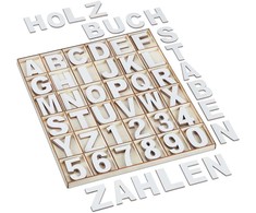 Kodustaar 144 dalių medinės raidės ir skaičiai