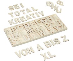 Kodustaar 104 dalių medinių raidžių rinkinys XL