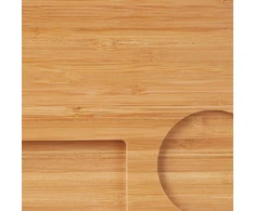 Laikiklis Relaxdays Monitoriaus stovas, 12x56x27 cm, rudas