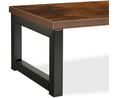 Laikiklis Relaxdays Monitoriaus stovas, 15x40x23 cm, ruda, juoda
