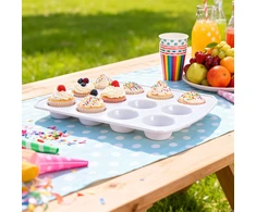 Relaxdays Muffinų laikymo dėžutė, 24 vietų talpa, laikymas