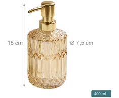 Relaxdays 2 muilo dozatorių rinkinys 400 ml