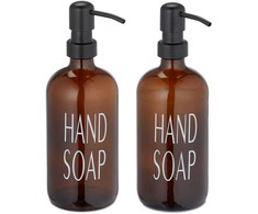 Kodustaar 2x stiklinis muilo dozatorius „Hand Soap“