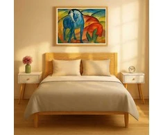 Relaxdays Naktinis staliukas, 55x40x32 cm, Balta Pilka Natūrali