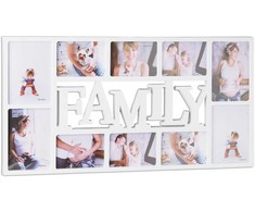Kodustaar Nuotraukų rėmelis „Family“ 10 nuotraukų
