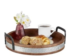 Relaxdays Padėklas, 9x36x35 cm, rudas