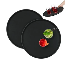Relaxdays 2 apvalių gastro padėklų rinkinys Ø45cm